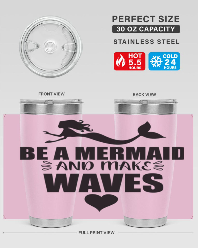 Be a Mermaid and make 53#- mermaid- Tumbler