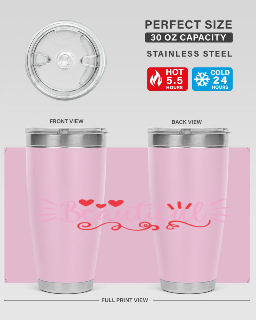 Beautiful Style 163#- make up- Tumbler