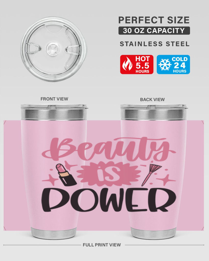 Beauty Is Power Style 135#- make up- Tumbler
