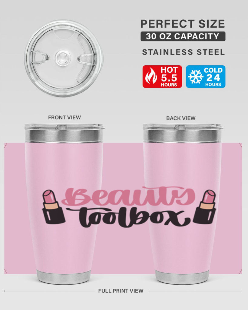 Beauty Toolbox Style 134#- make up- Tumbler