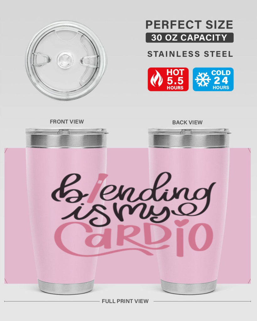 Blending is my Cardio Style 130#- make up- Tumbler