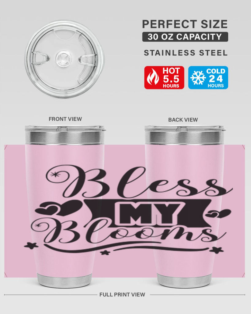 Bless My Blooms 40#- spring- Tumbler