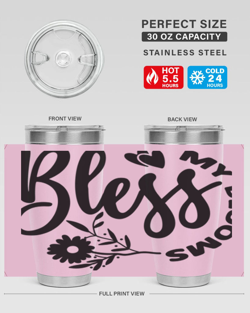 Bless My Blooms47#- spring- Tumbler