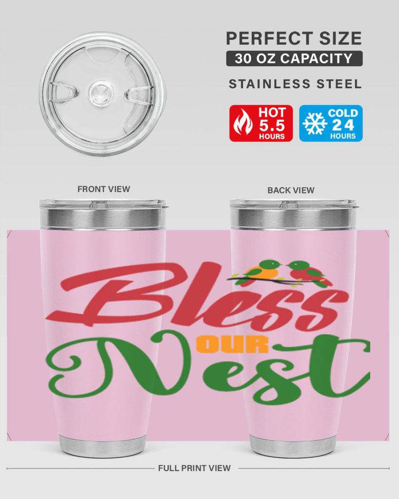 Bless Our Nest 67#- spring- Tumbler