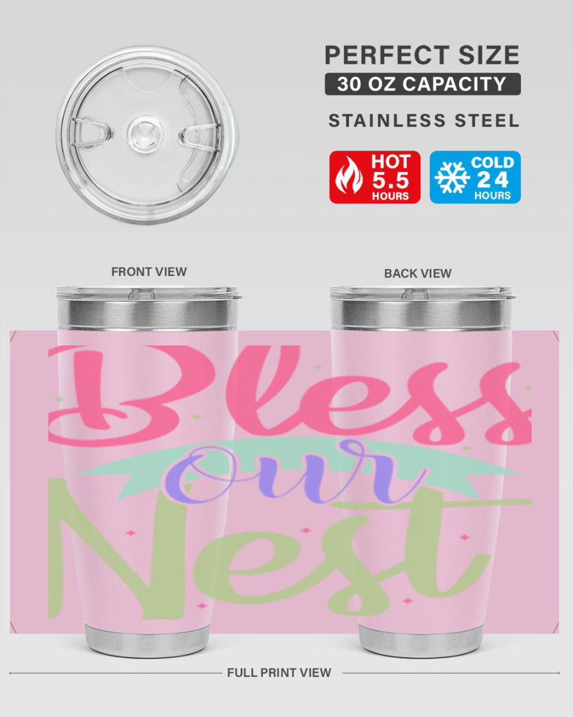 Bless our nest 49#- spring- Tumbler