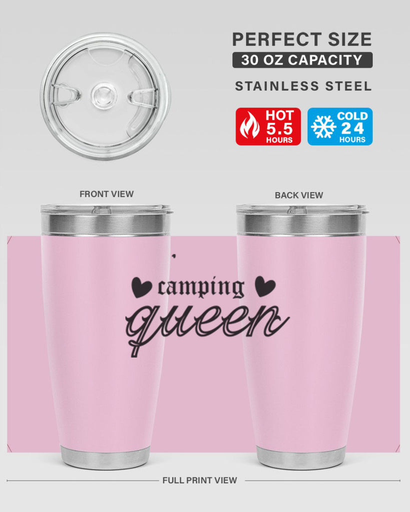 Camping queen 143#- zodiac- Tumbler