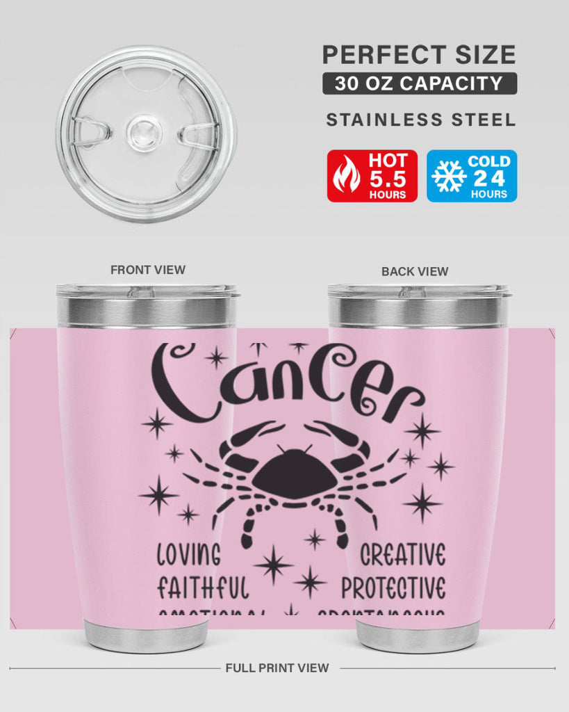 Cancer 144#- zodiac- Tumbler