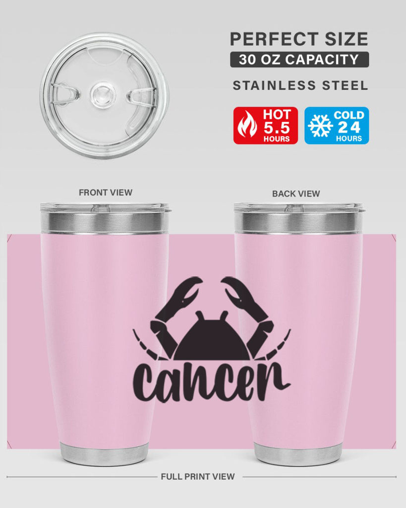 Cancer 156#- zodiac- Tumbler