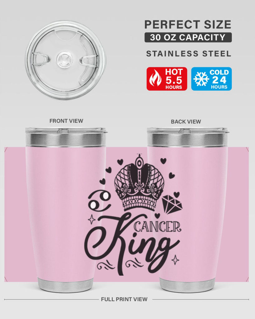 Cancer king 158#- zodiac- Tumbler