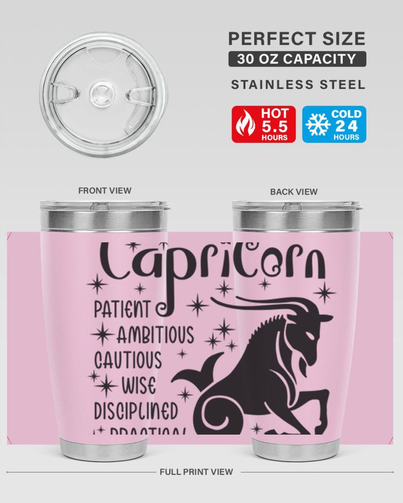 Capricorn 182#- zodiac- Tumbler