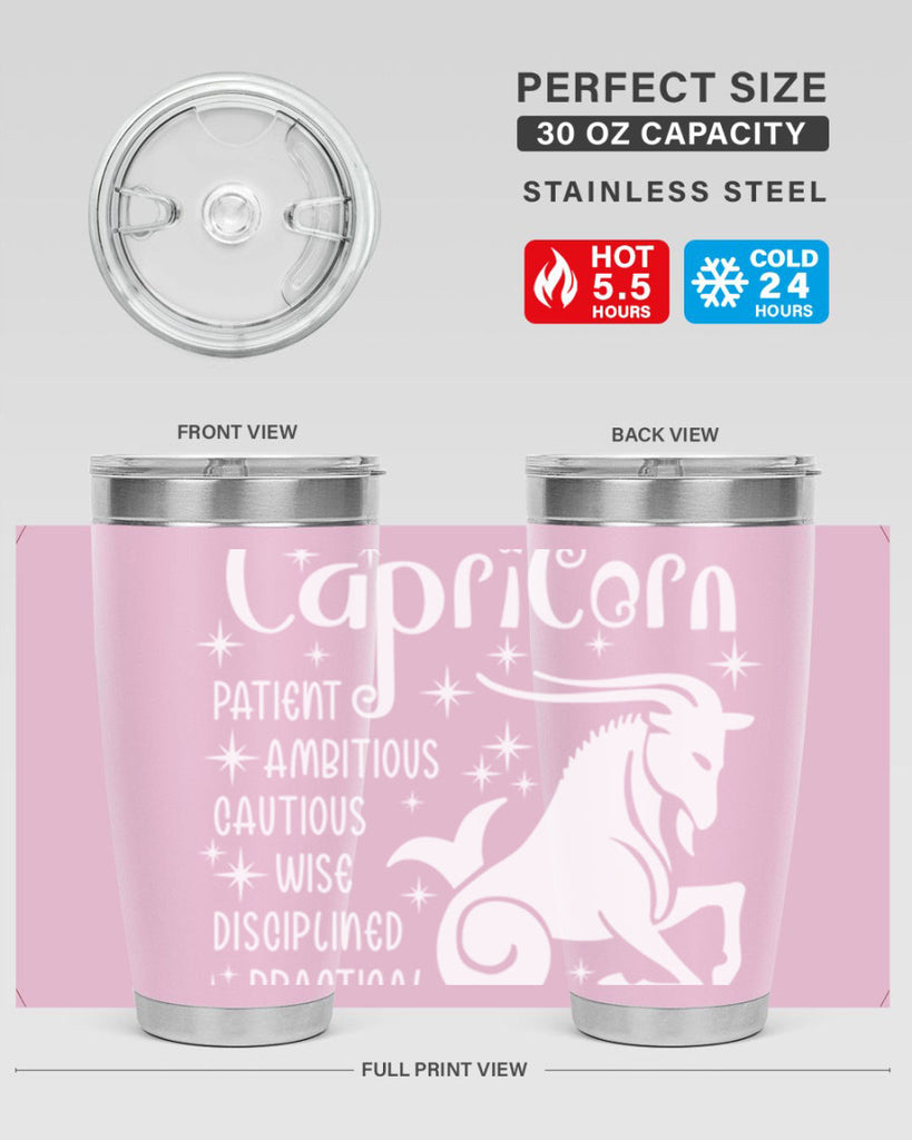 Capricorn 186#- zodiac- Tumbler