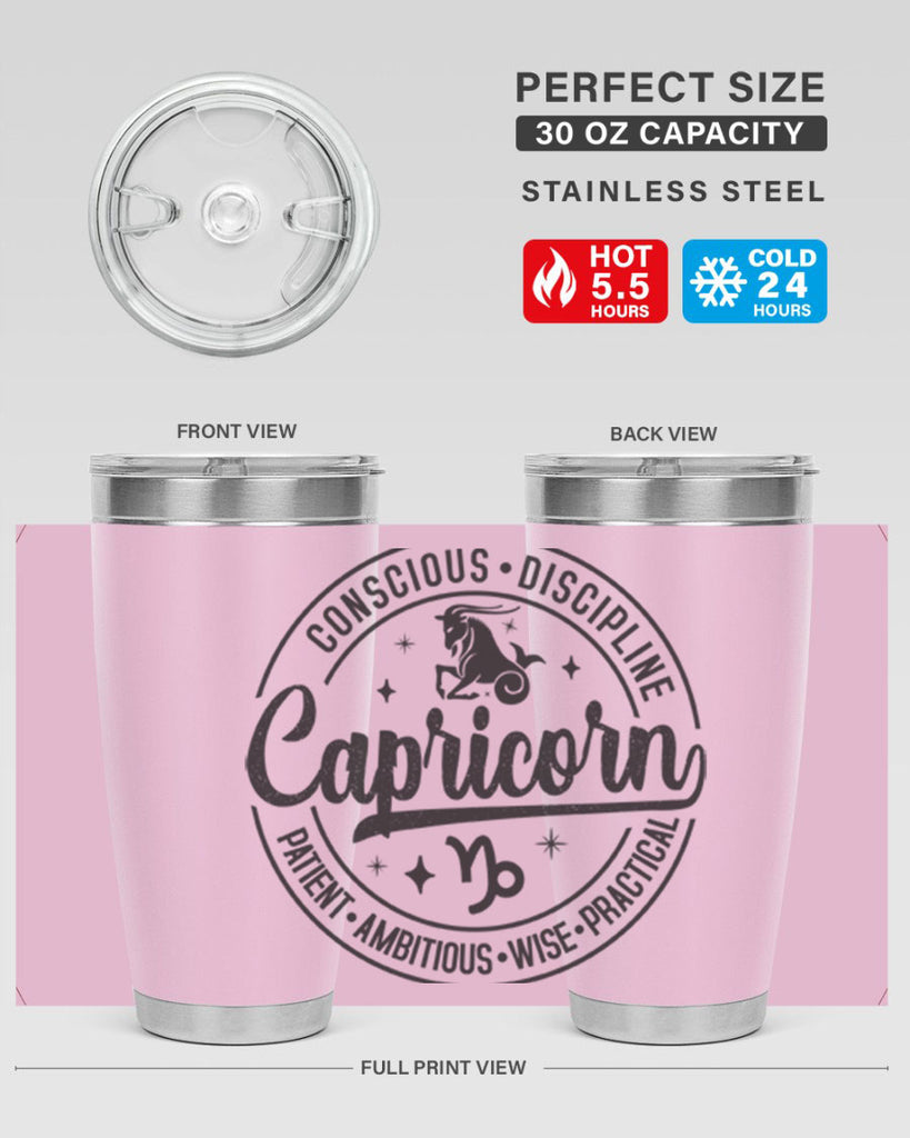 Capricorn 190#- zodiac- Tumbler