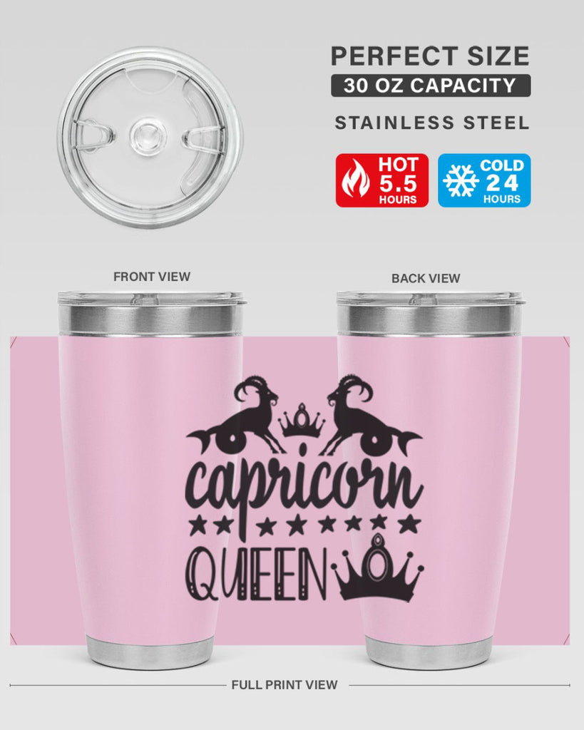 Capricorn queen 195#- zodiac- Tumbler