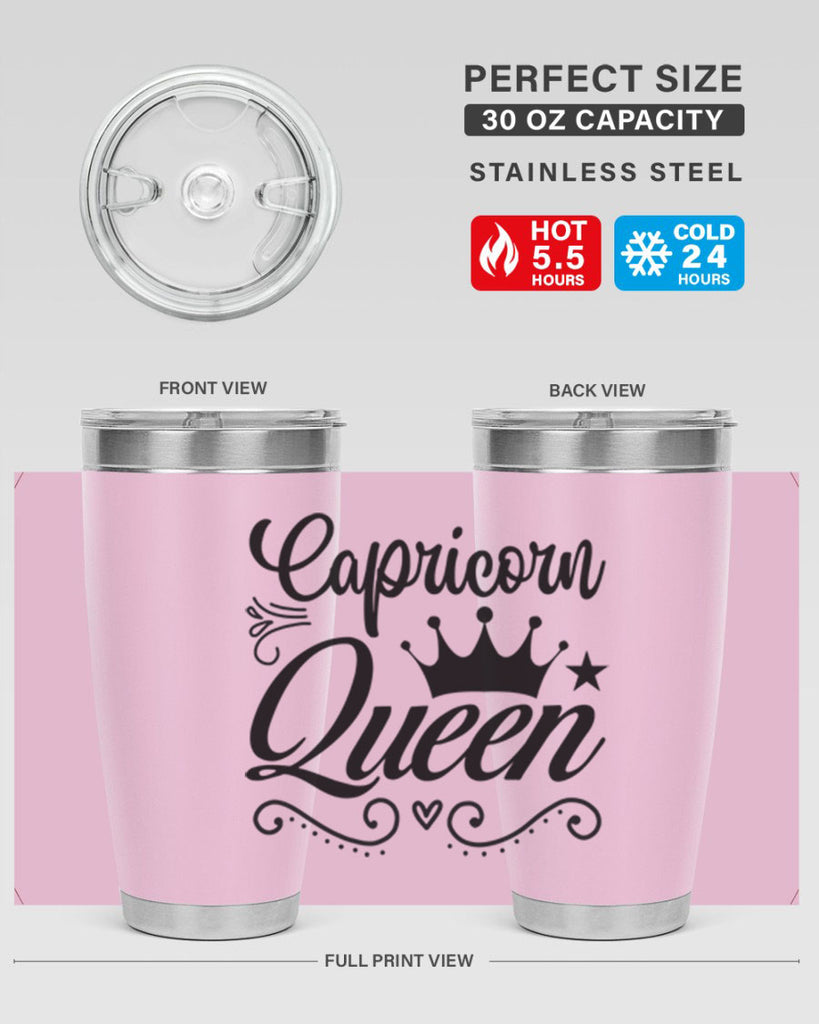 Capricorn queen 196#- zodiac- Tumbler