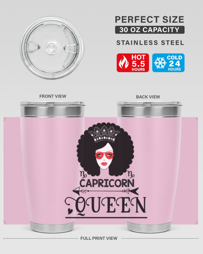 Capricorn queen 197#- zodiac- Tumbler