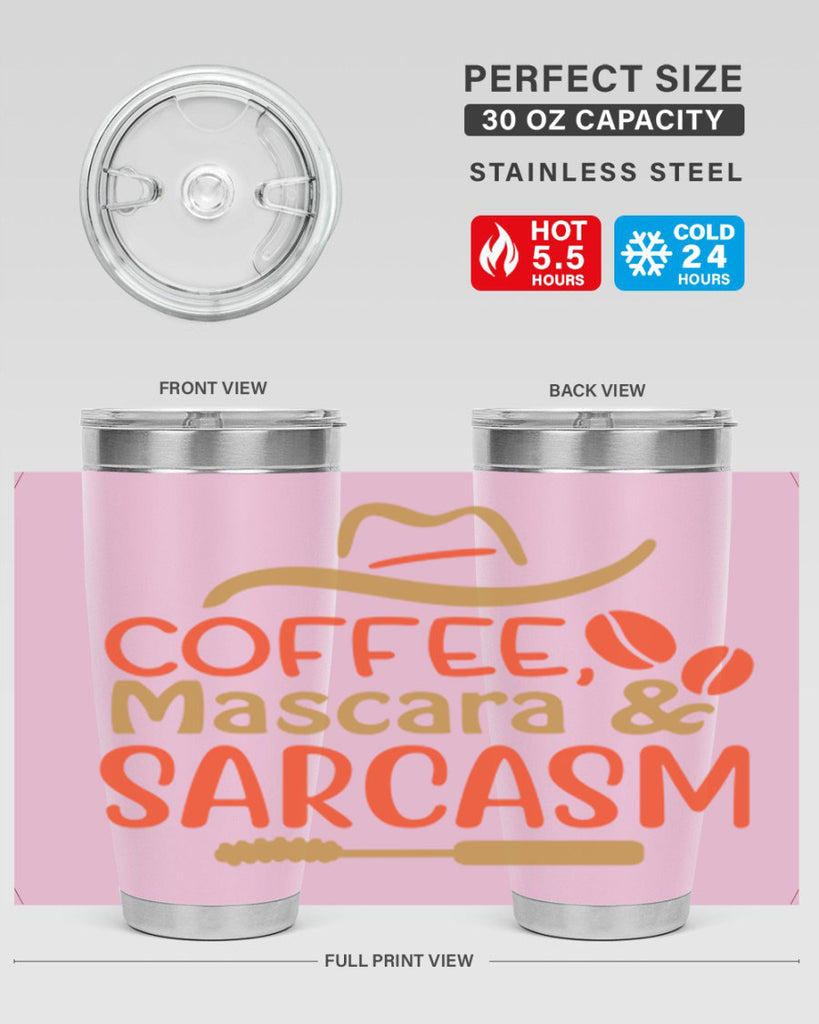 Coffee Mascara Sarcasm 21#- fashion- Cotton Tank