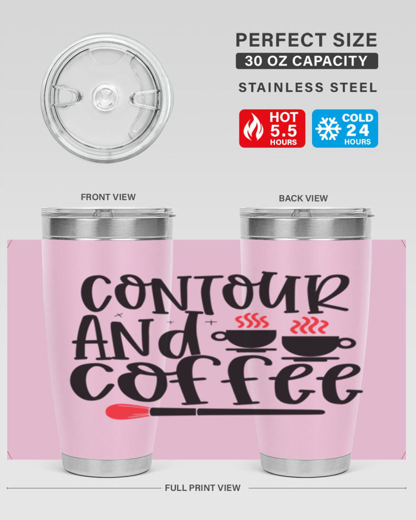 Contour And Coffee Style 242#- make up- Tumbler
