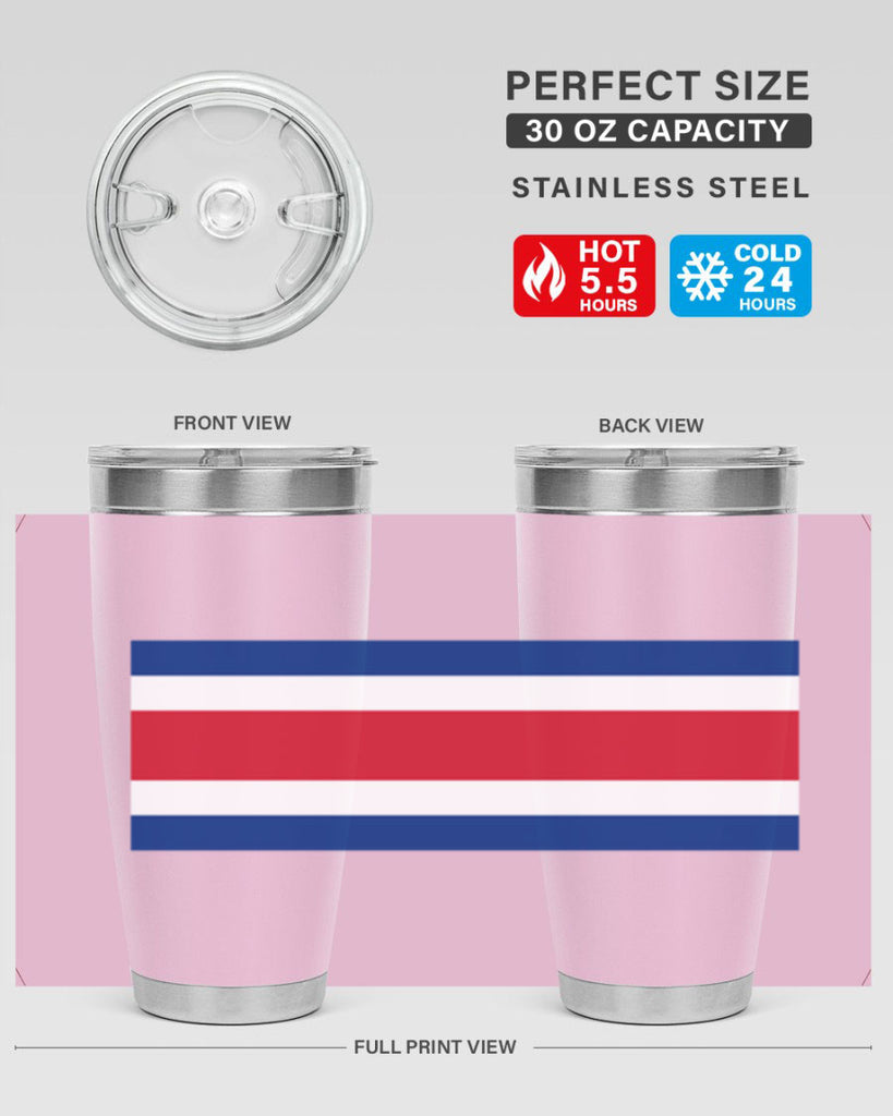 Costa Rica 157#- world flags- Tumbler