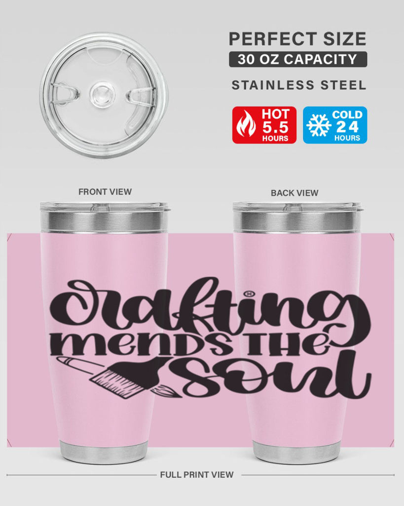 Crafting Mends The Soul 32#- crafting- Tumbler
