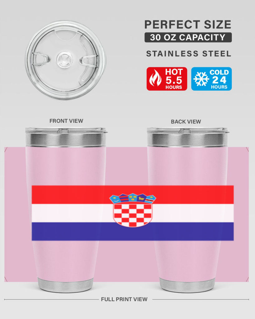 Croatia 155#- world flags- Tumbler