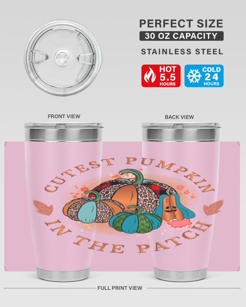 Cutest Pumpkin in the Patch 65#- fall- Tumbler