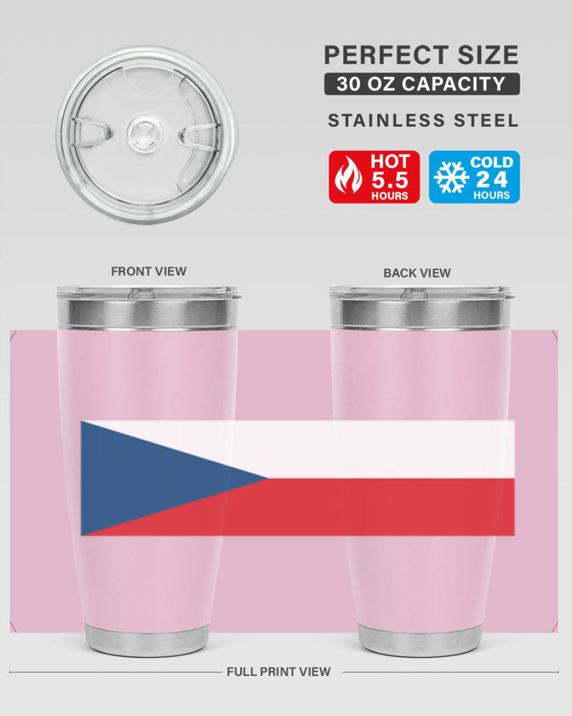 Czechia 152#- world flags- Tumbler
