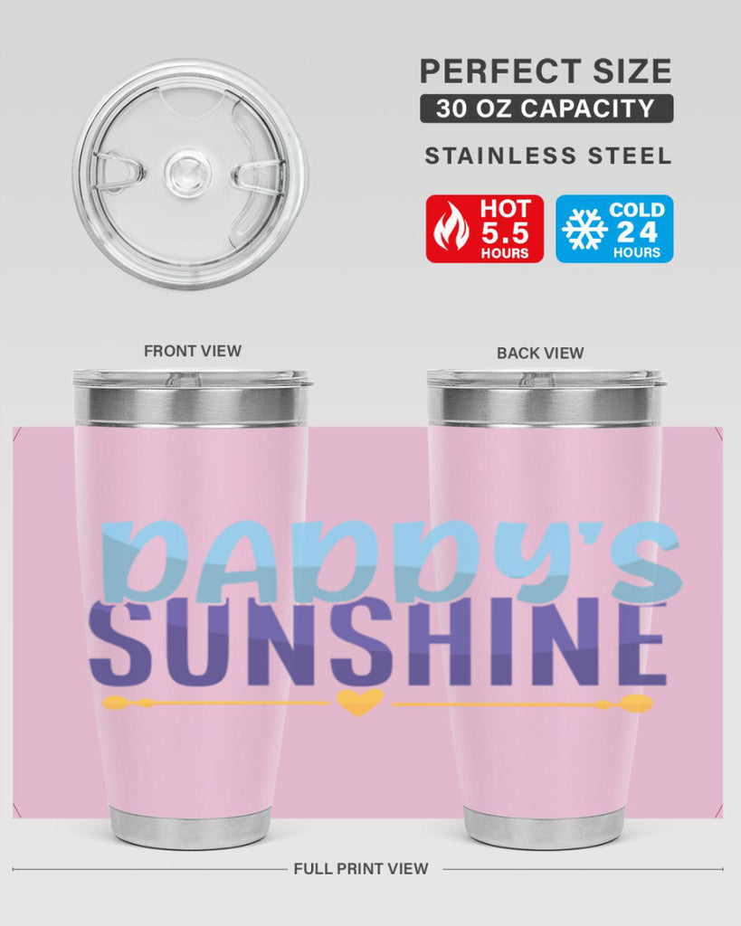 Daddys Sunshine 19#- dad- Tumbler