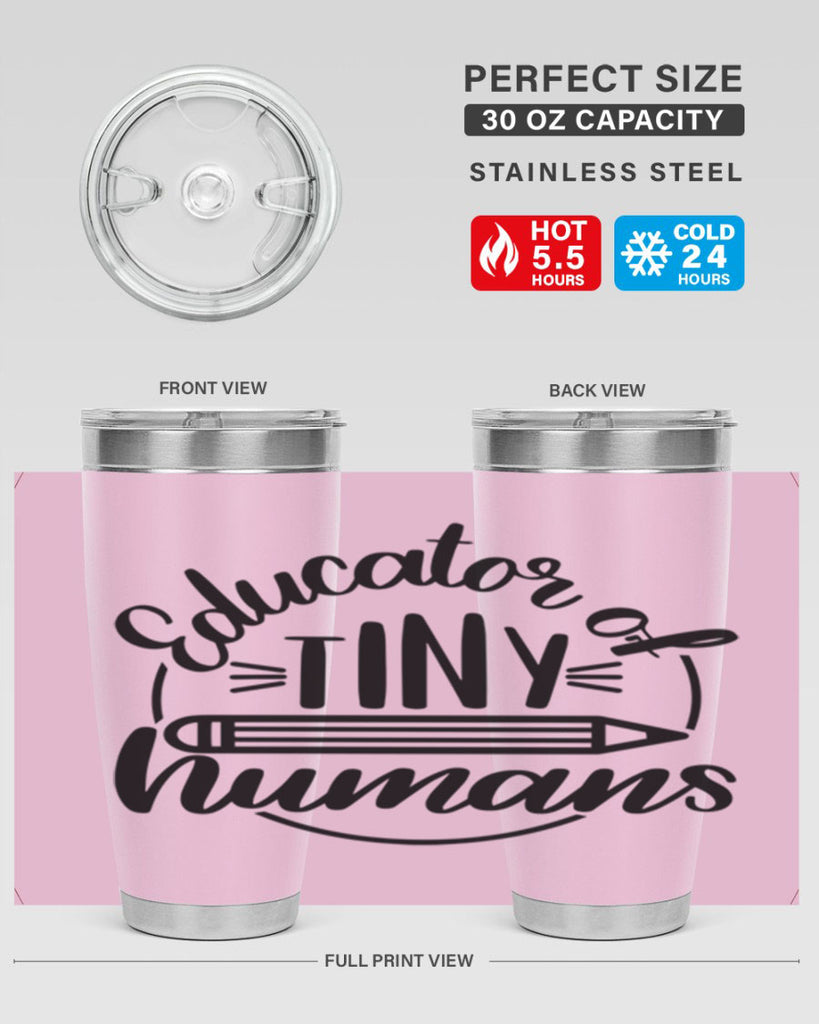 Educator Of Tiny Humans Style 76#- teacher- tumbler