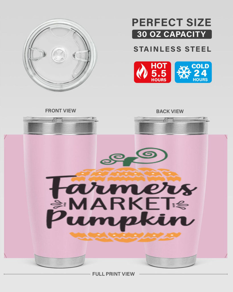 Farmersmarketpumpkin 179#- fall- Tumbler