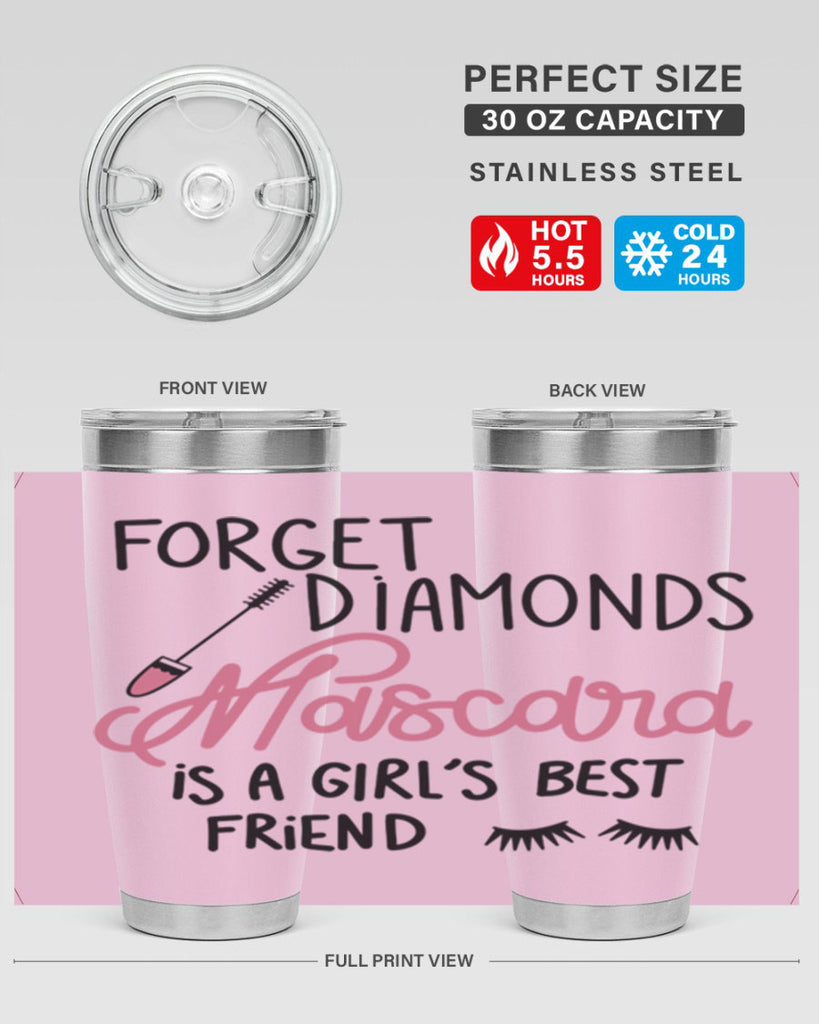 Forget Diamonds Mascara is a Girls Best Friend Style 100#- make up- Tumbler
