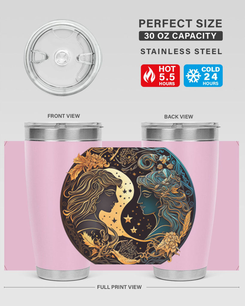 Gemini 216#- zodiac- Tumbler