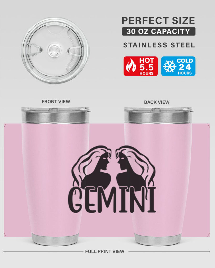 Gemini 227#- zodiac- Tumbler