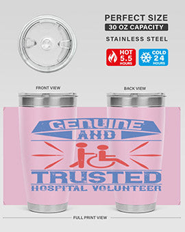 Genuine and Trusted Hospital Volunteer Style 2#- volunteer- Tumbler