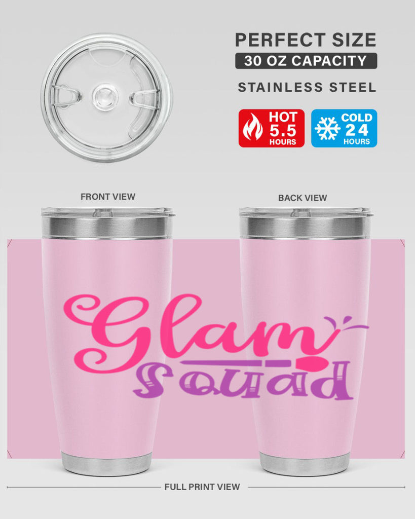 Glam Squad Style 237#- make up- Tumbler