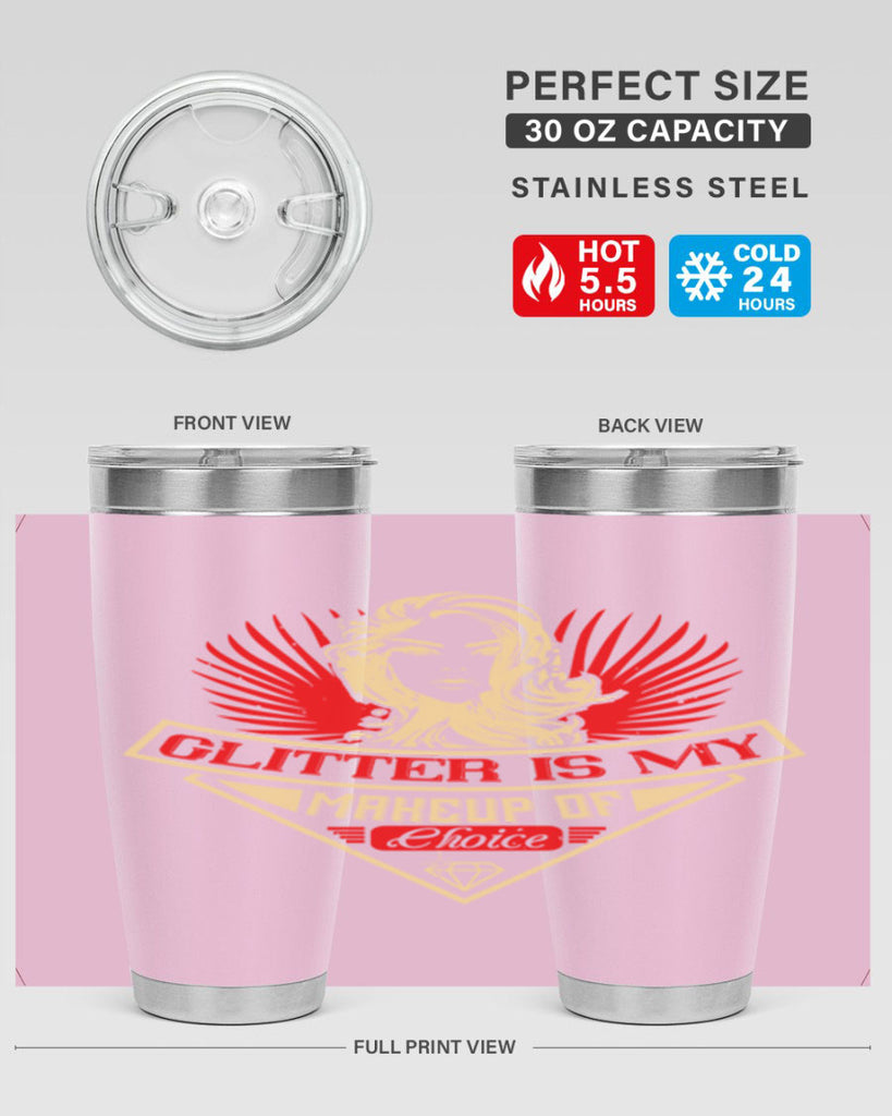 Glitter is my makeup of choice Style 211#- make up- Tumbler