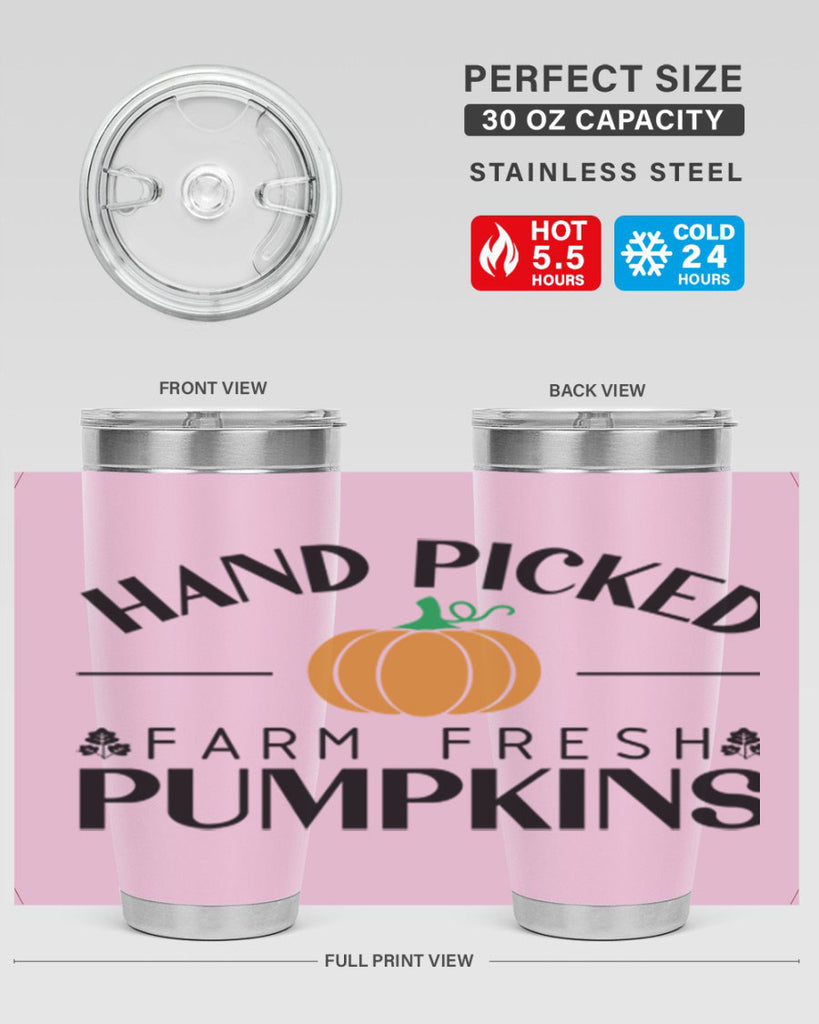 Hand Picked Farm Fresh Pumpkins 215#- fall- Tumbler