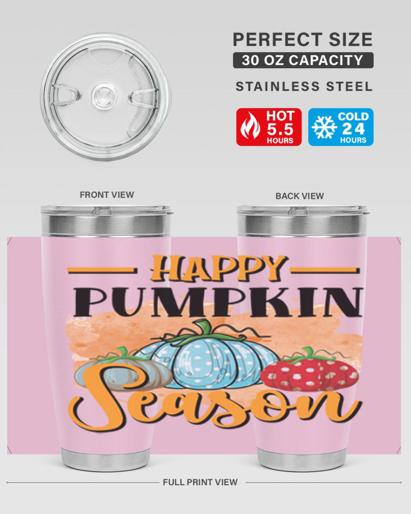 Happy pumpkin season 240#- fall- Tumbler