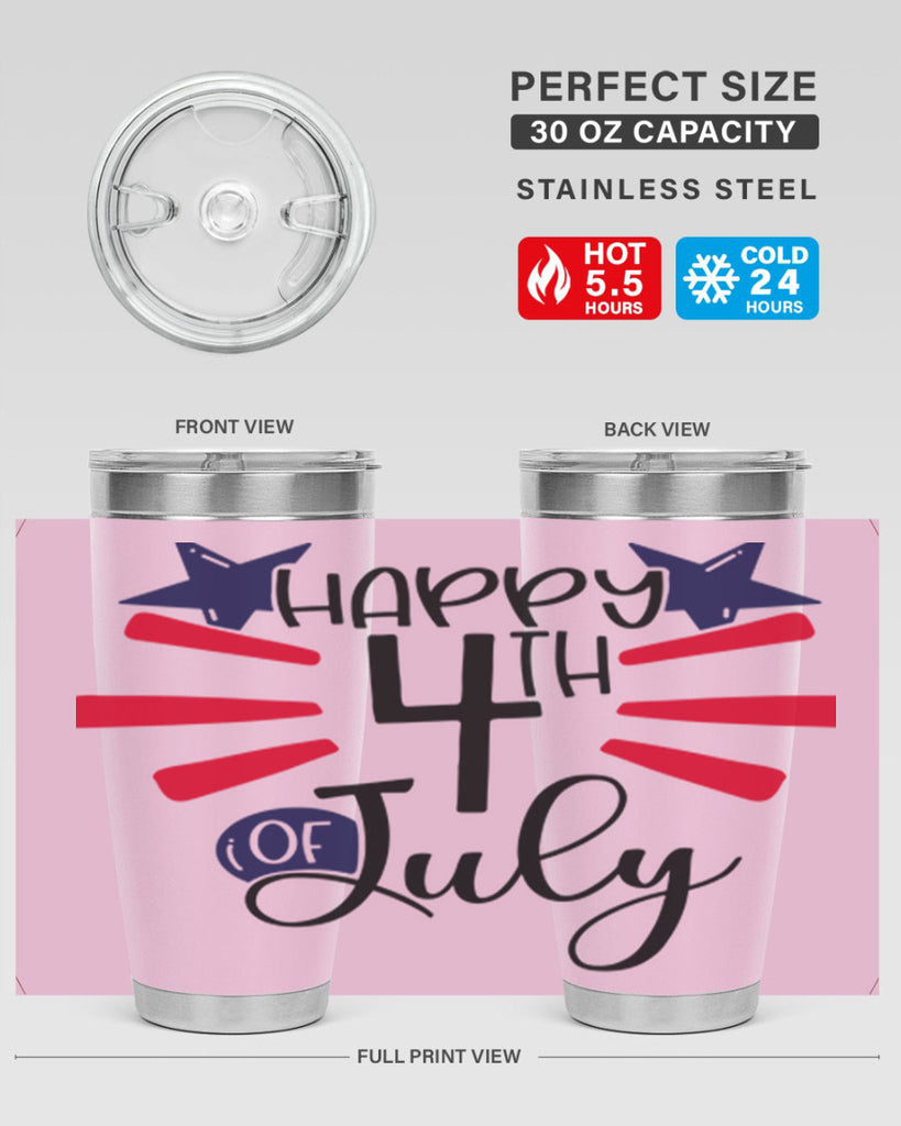 Happy th Of July Style 155#- Fourt Of July- Tumbler