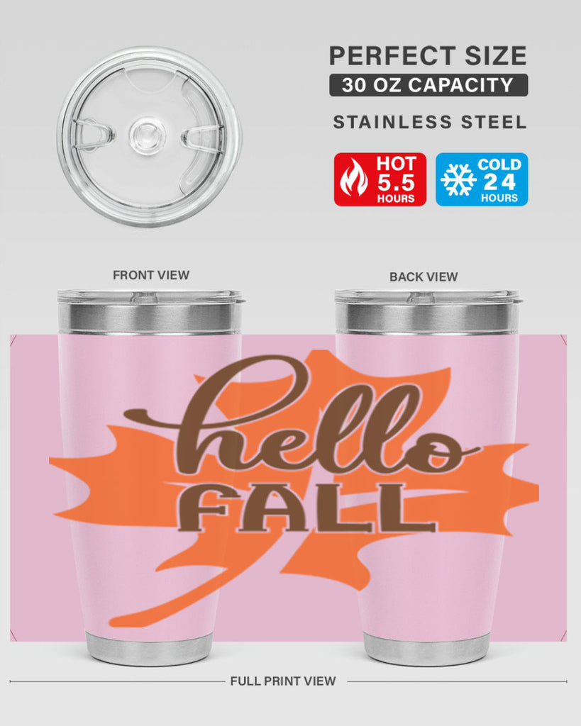 Hello Fall 273#- fall- Tumbler