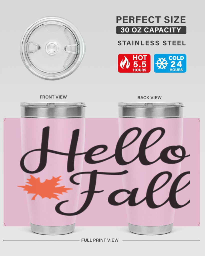 Hello Fall 274#- fall- Tumbler