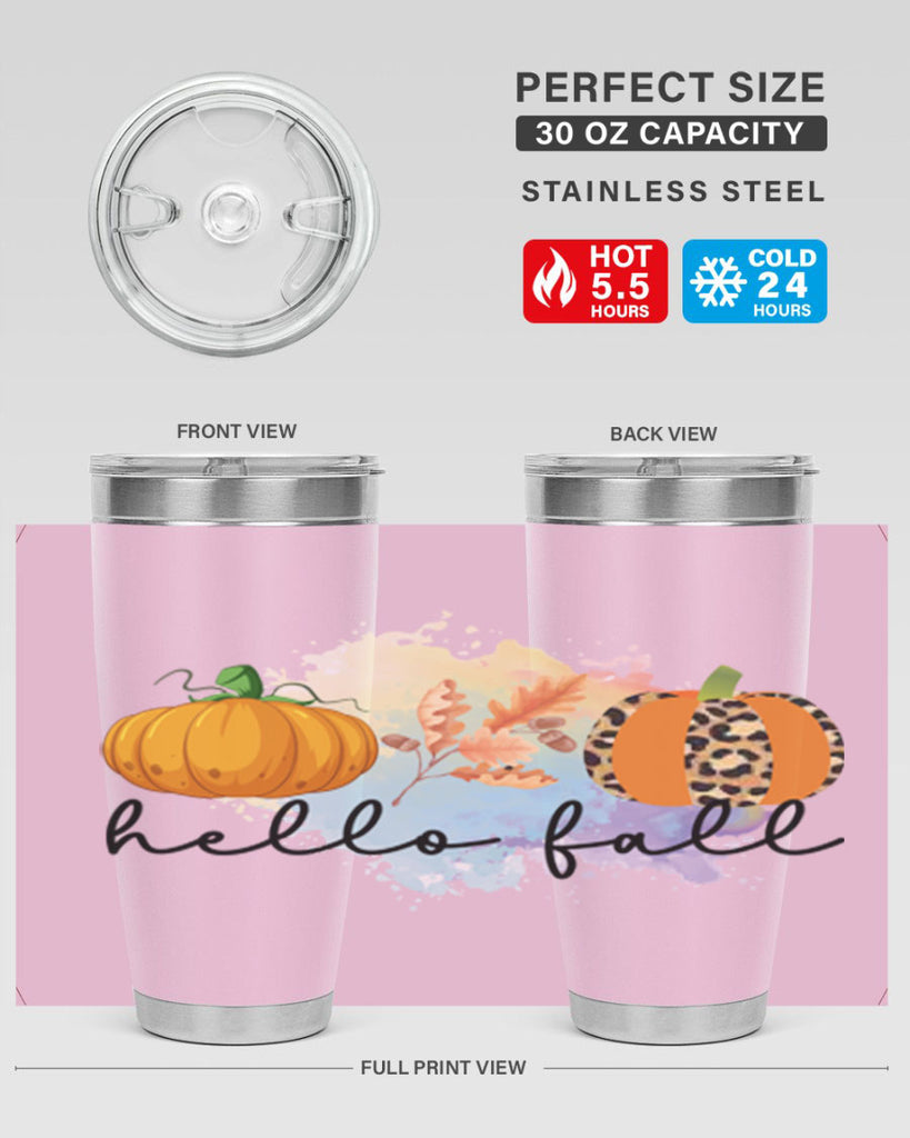 Hello Fall 277#- fall- Tumbler