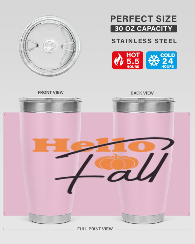 Hello Fall 279#- fall- Tumbler