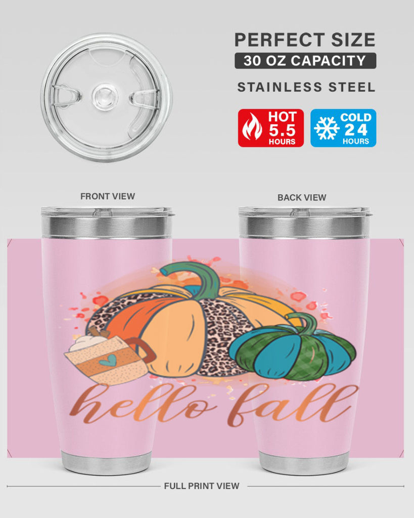 Hello Fall 282#- fall- Tumbler