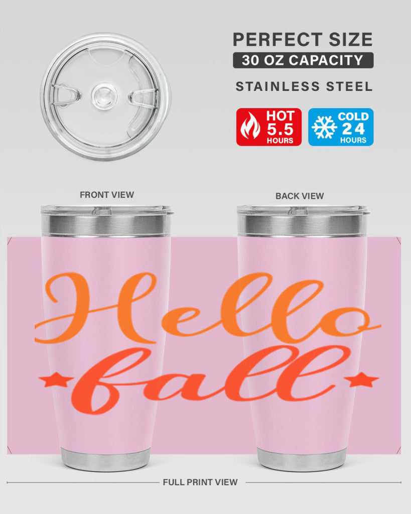 Hello Fall Design 278#- fall- Tumbler