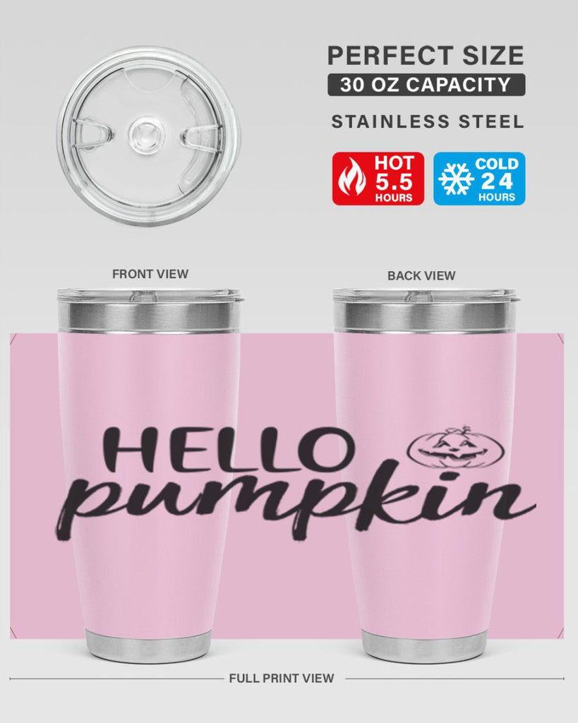 Hello Pumpkin 286#- fall- Tumbler