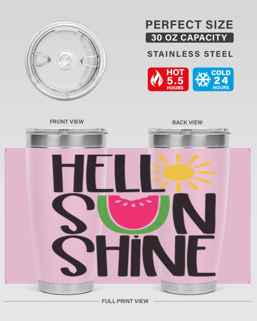 Hello Sunshine Style 37#- summer- Tumbler