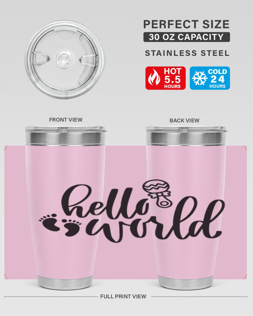 Hello World Style 90#- baby- tumbler