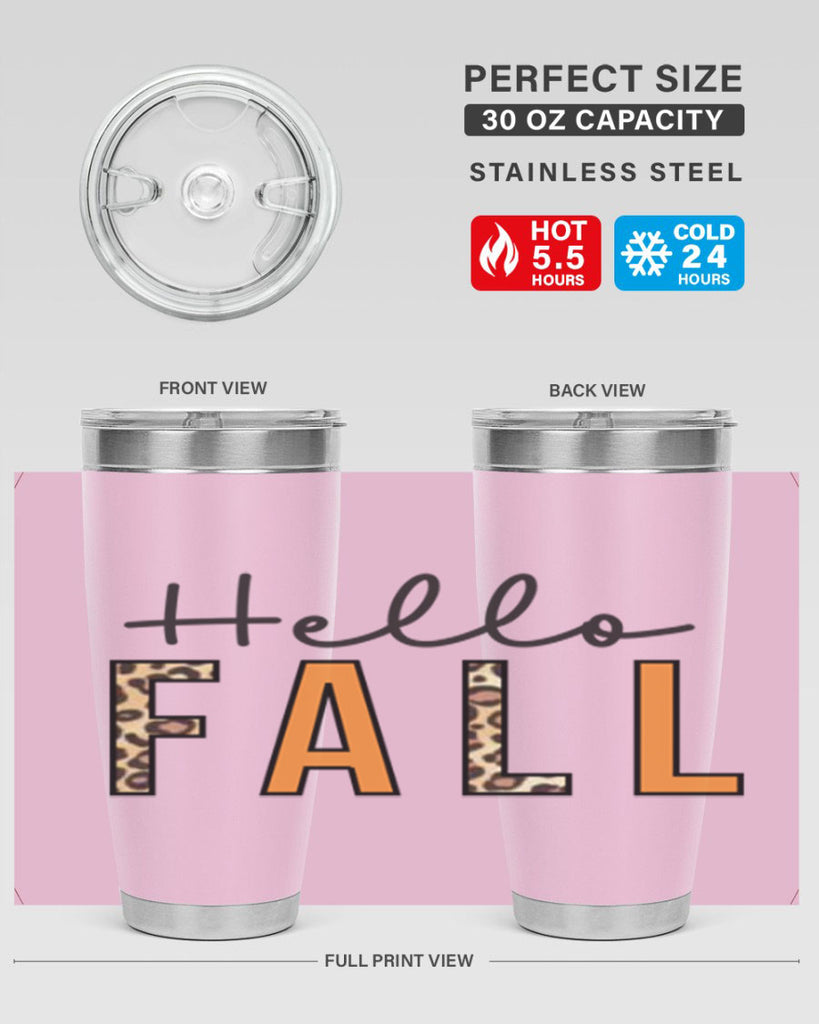 Hello fall 276#- fall- Tumbler