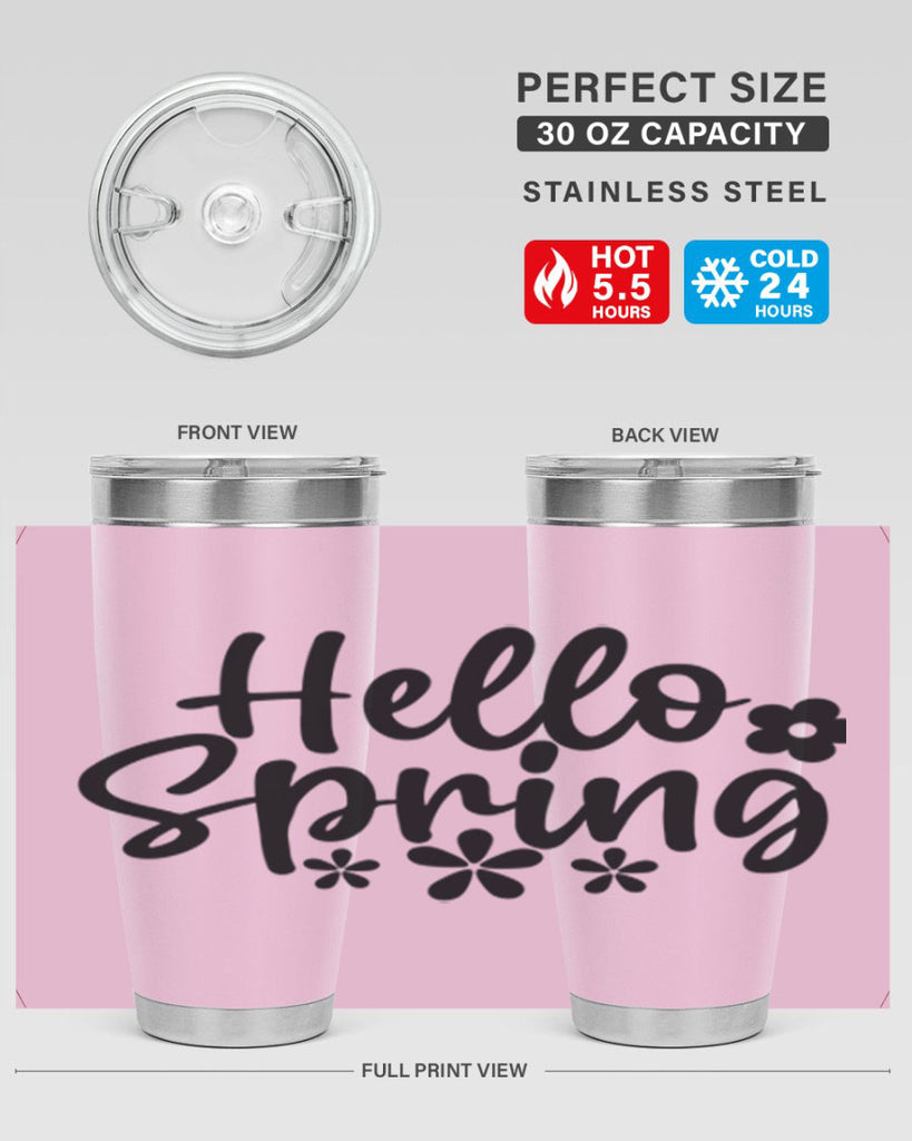 Hello spring  design 232#- spring- Tumbler