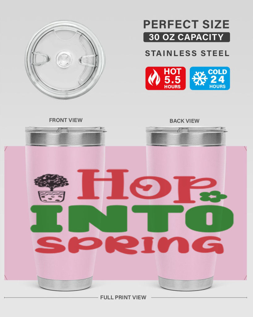 Hop into Spring 251#- spring- Tumbler